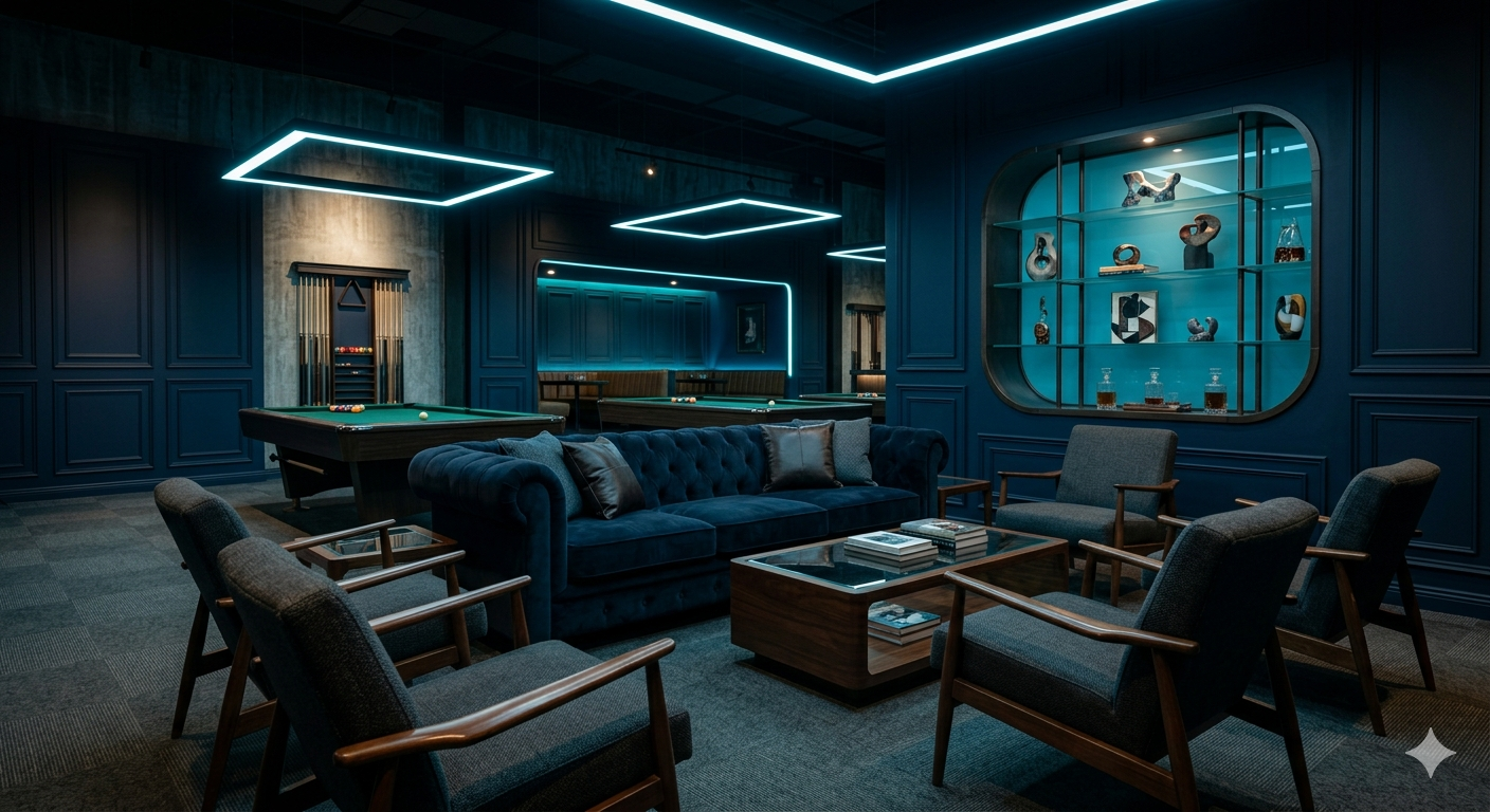 Seating area DX Billiards